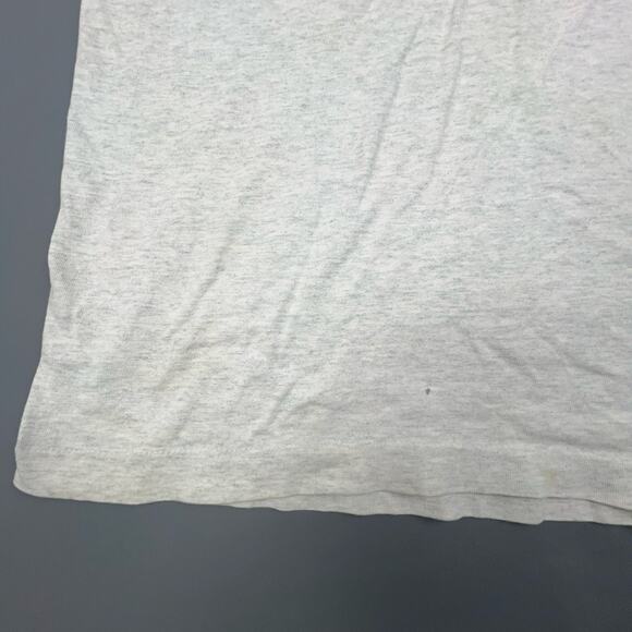 Fruit of the Loom KU Jayhawks Shirt XL | Vintage Kansas NCAA Tee USA Made Gray - Picture 8 of 13